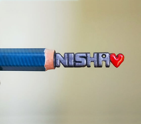 Pencil Art Name